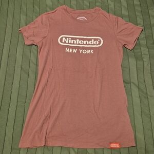 Girls Nintendo New York Pink T-Shirt